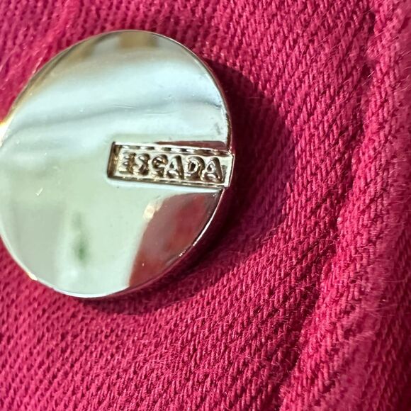 Escada Munich Gold Tag Womens Magenta Hot Pink Jeans Size 38 US 8-10 - Picture 14 of 15